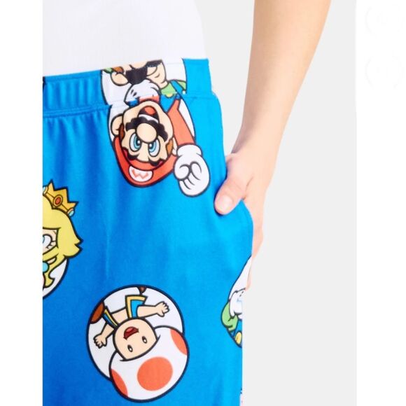 Mario & Friends Print Soft Comfy Lounge Pajama Sleep Pants 2-Pack Size XS - Picture 11 of 14